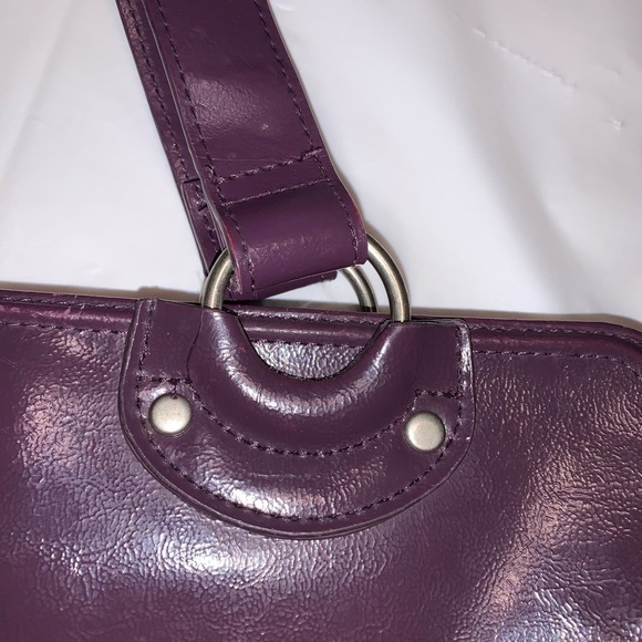 Necessary Objects Purple Faux Leather Handbag 👜 - Picture 4 of 7